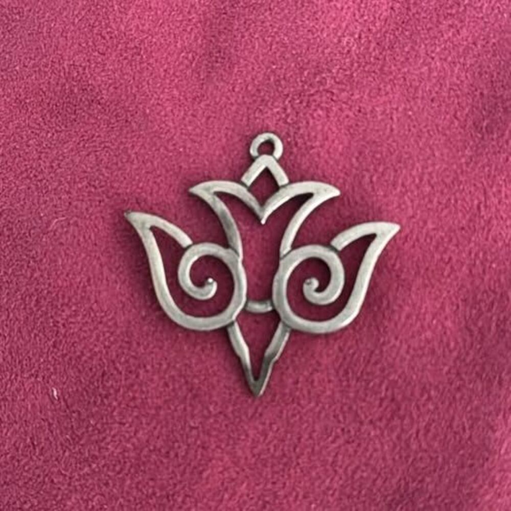 Vintage Silver-Tone Dove Holy Spirit Pendant | Religious Cross Necklace Charm